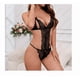 thumbnail image 4 of Lencería Sexy De Encaje Para Mujer Babydoll Interior Ropa color negro Xl, 4 of 5