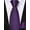Dark Purple, variant on Boys Gold Zipper Tie Set Pre-Tied Adjustable Silk Necktie with Pocket Square for Kids Age 8-12 Wedding Party