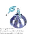 thumbnail image 3 of Btomtd Color Blocked Pet Strap And Leash Set Breathable Mesh Vests With Adjustable Straps Suitable For Small And Medium Cats And Dogs, 3 of 7
