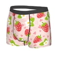 thumbnail image 2 of Wukai Strawberry Floral Print Men’s Underwear Breathable Boxer Briefs,&nbsp;Moisture Wicking & Breathable-Medium, 2 of 7