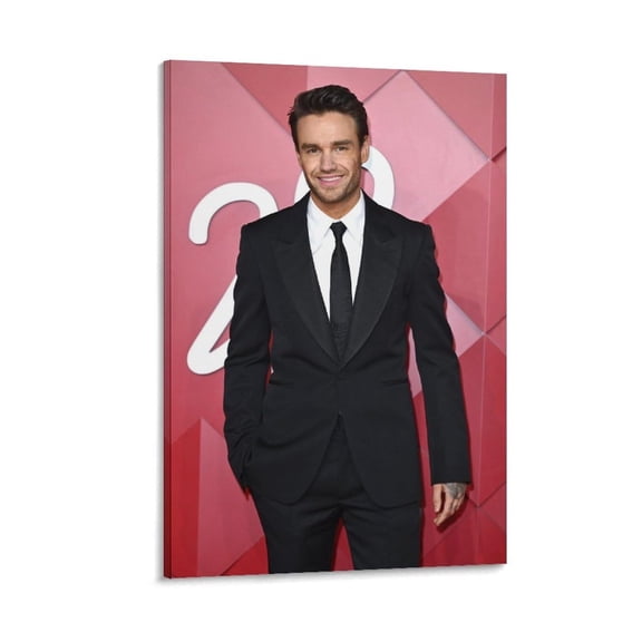Liam Payne British Singer Pop Band Lead Singer Photo Poster Room Aesthetic Poster Print Art Wall Painting Canvas Posters Gifts Modern Bedroom Decor