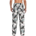 thumbnail image 3 of Goofa Hawaii Palms Printed Soft Pajama Pants for Men, Wide Leg Comfy Casual Lounge Yoga Pants-XX-Large, 3 of 9