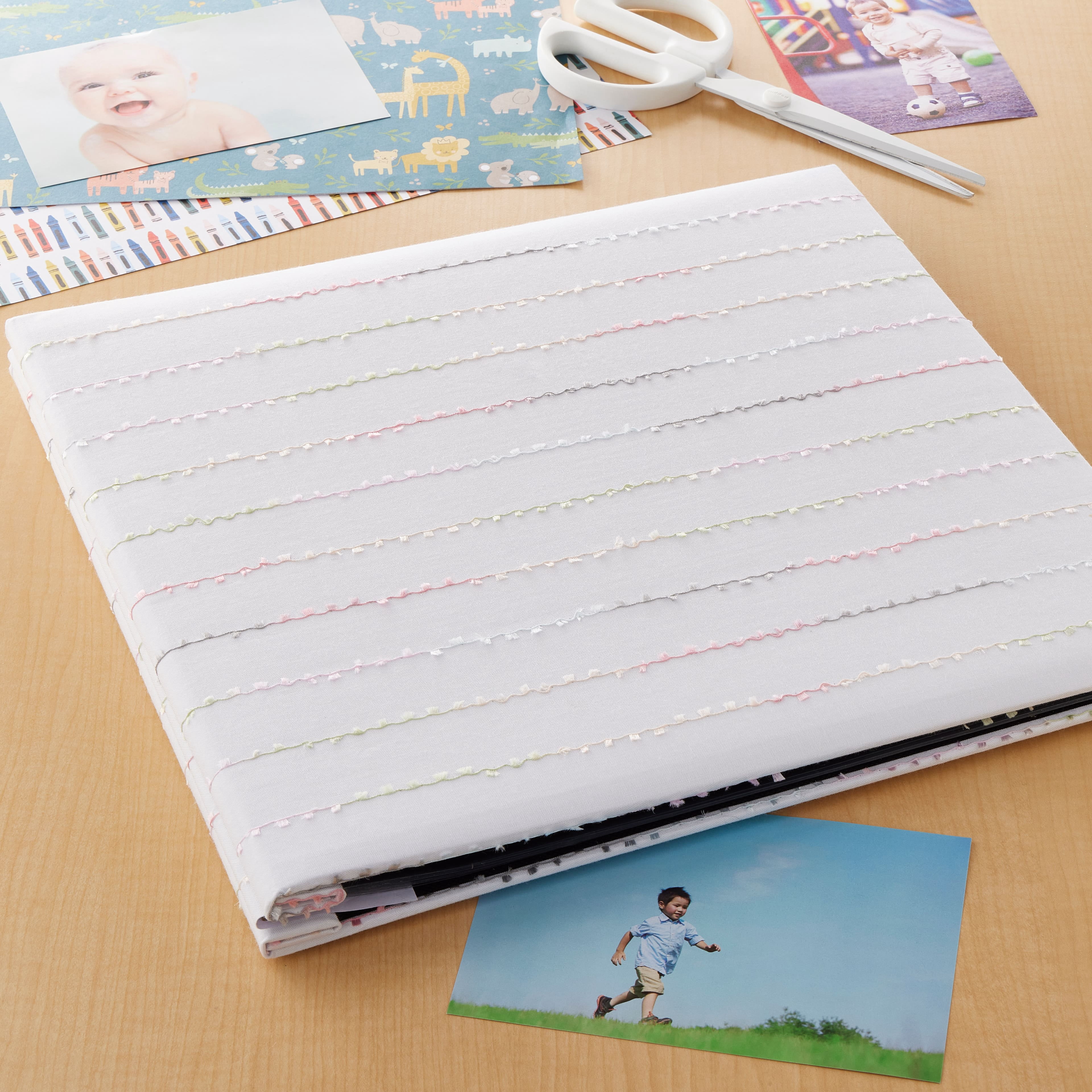 Recollections Stitch Scrapbook Album, 6 Pack