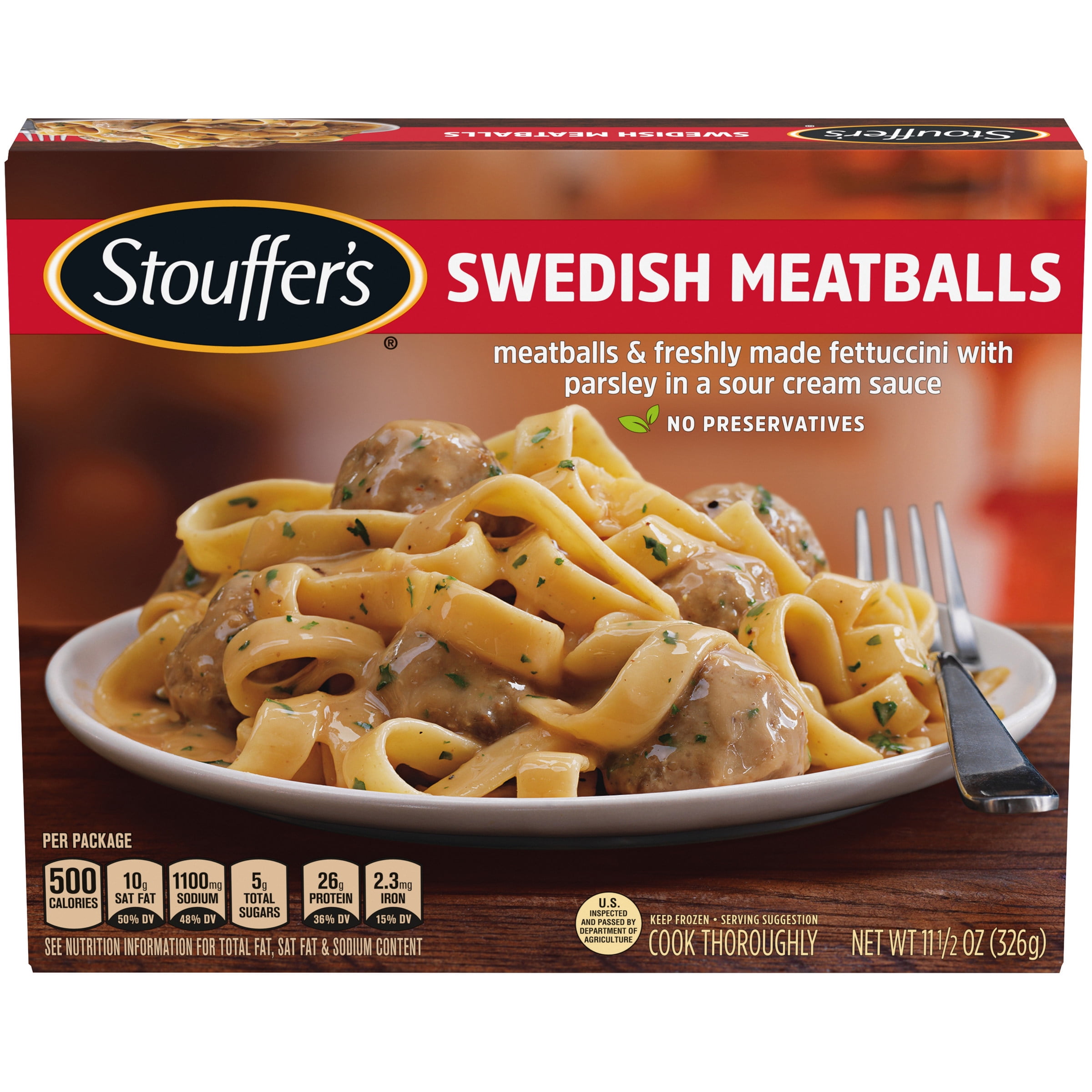 STOUFFER’S Swedish Meatballs 11.5 oz. Box