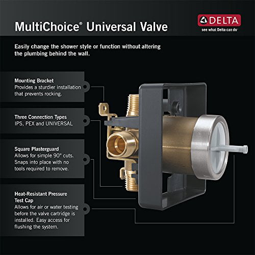 Delta Faucet R10000-unwshf MultiChoice Universal Shower Valve Body B5 for sale online