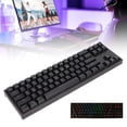 thumbnail image 3 of K71 Mechanical Gaming Keyboard, 71 Keys RGB Backlit Gaming Keyboard, Multimedia Keys, Quiet Silent Type C USB Wired Keyboard for Desktop, Computer, PC, 3 of 7