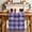 Purple, variant on Red Plaid Table Runner 48 Inches Long Farmhouse Dress Scarves, Modern Art Checkered Farmhouse Dining Tablerunner for Coffee Table/Kitchen Island/Party Décor, 13" x 48"