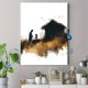 thumbnail image 4 of Qisvanset Framed Canvas Wall Art 12x16 Inch Modern Nativity Birth of Jesus Christmas Bible Art, 4 of 5