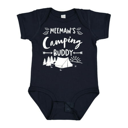 

Inktastic Meemaws Camping Buddy Gift Baby Boy or Baby Girl Bodysuit