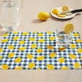 thumbnail image 2 of Hometrends All Over Lemons 1-Piece Polypropylene Placemat, Multicolor, 13"x19", 2 of 5
