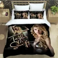 thumbnail image 1 of Singer Taylor-Swift pattern Bedding Sets exquisite bed supplies set duvet cover comforter set bedding set luxury birthday gift DMH, 1 of 7
