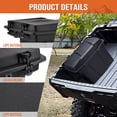 thumbnail image 4 of Kemimoto Removable Cargo Storage Box Rugged Storage Container with Lid Bed Trunk Case Compatible with 2016- 2023 Can Am Defender HD5/ HD8/ HD10/ Max HD8/ Max HD10, 4 of 10
