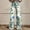 Sky Blue, variant on IDALL Wide Leg Pants Woman Lounge Pants Women Woman High Waist Floral Patterned Pants Lightweight Loose Fit Casual Colorful Trouser Imitation Jeans Baggy Pants High Waisted Pants Blue L