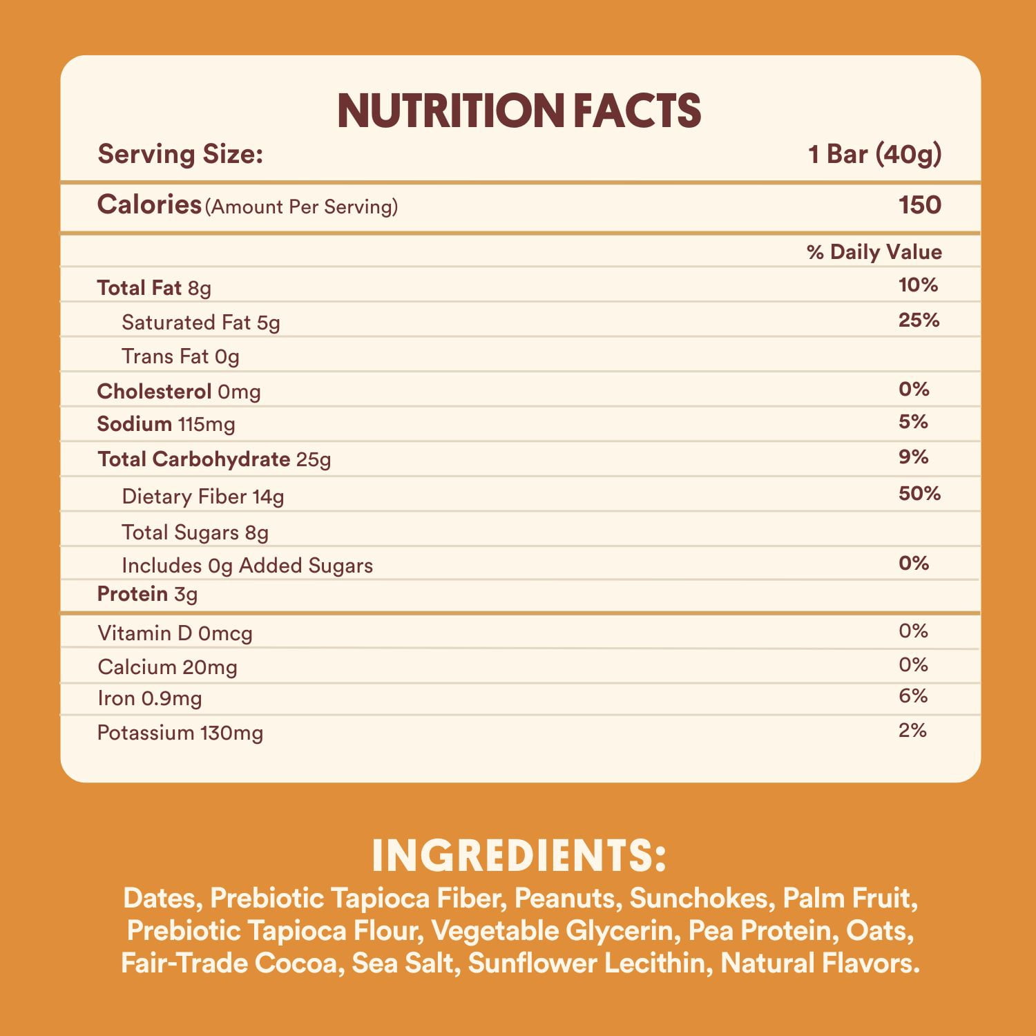 Harken, Peanut, Caramel & Chocolate Candy Bar, Added Sugar Free, 14g Fiber, Gut-Happy & Vegan Snack, Dairy Free, 1.41oz