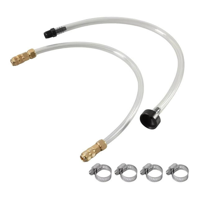 Kit de purga de dirección hidráulica para , tubo de purga, tubo de llenado, kit de purga marina para mantenimiento profesional de barcos.