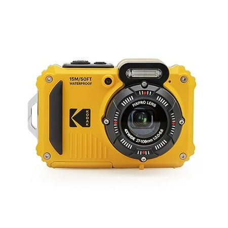 Kodak PIXPRO WPZ2 Rugged Waterproof 16MP Digital Camera with 4X Optical Zoom (Yellow)