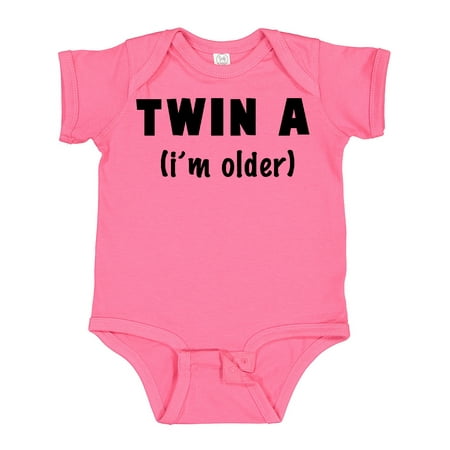 

Inktastic Twin a (i m Older) Gift Baby Boy or Baby Girl Bodysuit
