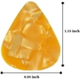 thumbnail image 3 of WWS-Guitar Picks Thin Light Soft Gauge Assorted Pearl Variety Sampler Pack Celluloid - 50 Pcs Colorful - Plectrums for Gift Acoustic Guitar, Bass and Electric Guitar - 0.46mm, 3 of 4