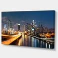 thumbnail image 2 of Designart 'Philadelphia Skyline at Night ' Cityscape Canvas Print, 2 of 3