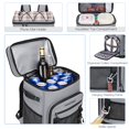 thumbnail image 4 of Mochila térmica Hulongo, grande, impermeable, aislante, 30 L, 48 latas, 4 of 6