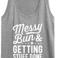 thumbnail image 3 of Messy Bun Getting Stuff Done - Women's Racerback Tank Top, 3 of 6