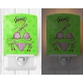 thumbnail image 2 of Caroline's Treasures BB8200CNL Bikini Swimsuit Green Polkadot Ceramic Night Light, Green, 6x4x3", multicolor, 2 of 2