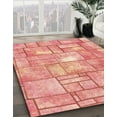 thumbnail image 2 of Ahgly Company Indoor Rectangle Abstract LightSalmon Pink Abstract Area Rugs, 7' x 10', 2 of 6