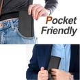 thumbnail image 6 of Leather For Apple iPhone 16 Pro 6.3-inch Case , Stitching design Flip  Wallet Leather Case With Card Holder Magnetic Closure Shockproof Kickstand Protective Phone Cases Cover,Black,For iPhone 16 Pro, 6 of 7
