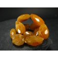 thumbnail image 3 of Natural Heliodor Golden Beryl 10-16mm Tumble Shape Faceted Cut Beads Stretchable Bracelet for Men & Women., 3 of 3