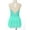 Light Green, variant on TiaoBug Kids Girls Sparkle Mesh Splice Figure Ice Skating Dress Ballet Dance Leotard
