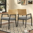 thumbnail image 7 of Grand Patio 2-Piece Stackable Patio Dining Chairs Set with Removable Cushions for Garden, Porch, and Poolside (Grey), 7 of 7