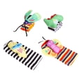 thumbnail image 4 of Sonajeros de muñeca para bebés, sonajeros para bebés, juguetes, calcetines de animales, regalos para bebés, juguetes sensoriales para niños y niñas, 4 of 8