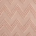 thumbnail image 2 of Boho Mauve Rose Textural Chevron Throw Pillow, 2 of 3
