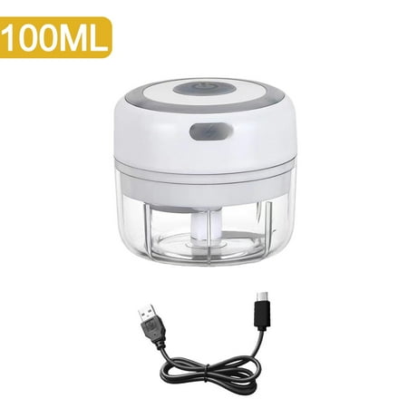 

100/250mL Mini Electric Garlic Chopper USB Charging Ginger Shooter Machine Sturdy Durable Chili Vegetable Grinder Kitchen Tools