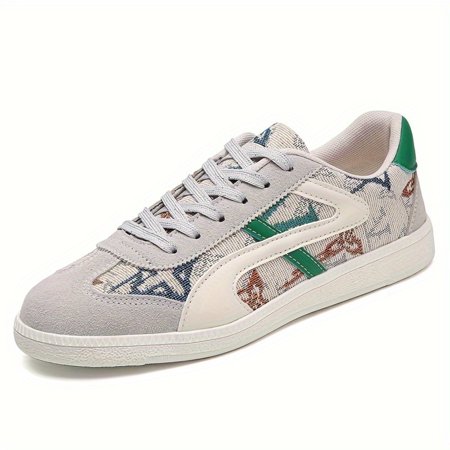 

YANGCYY Stylish Women‘s Printed Lace Up Low Top Flat Sneakers Fashionable Casual Comfortable Walking Trainers Trendy Sport Shoes for Women