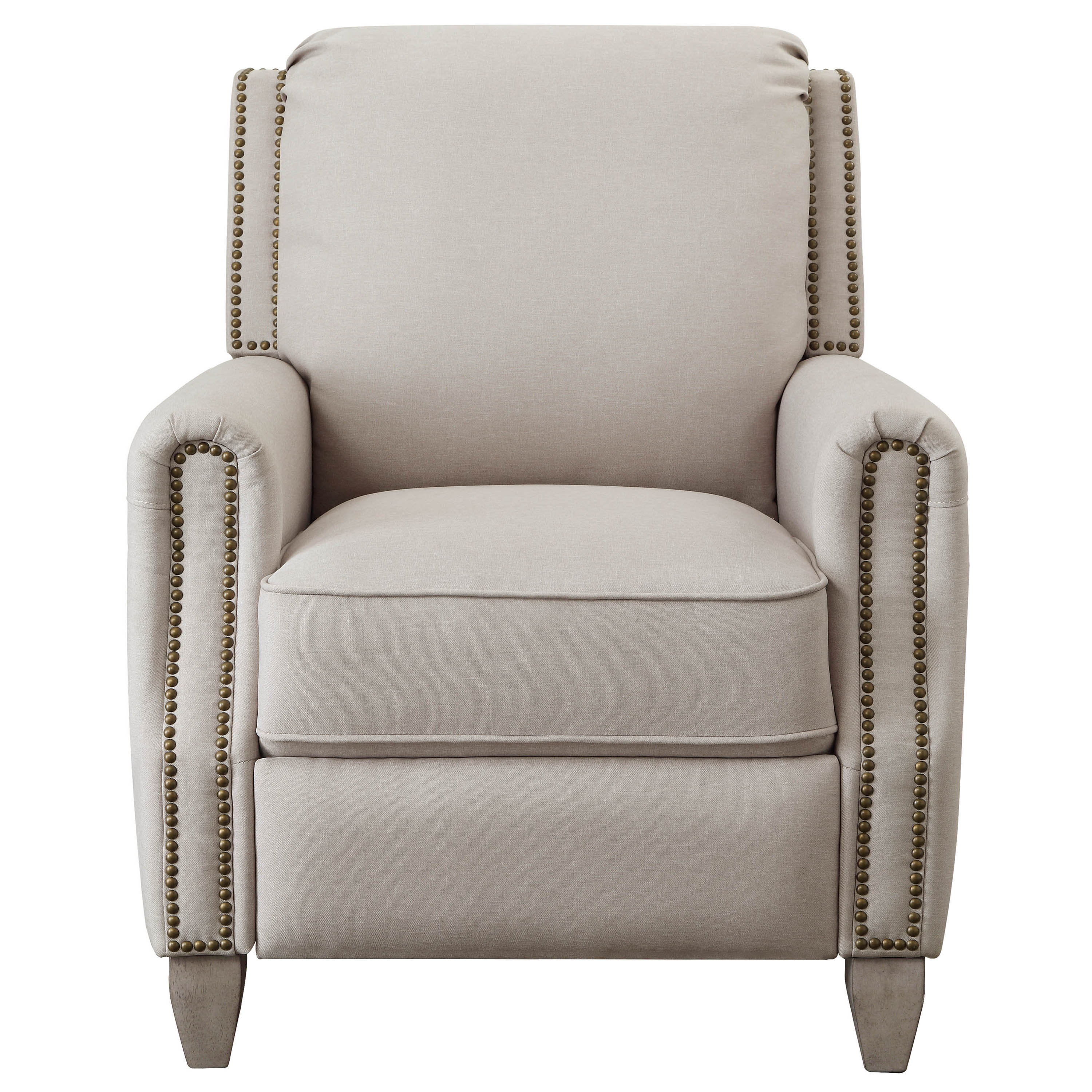 Better Homes and Gardens Pushback Recliner, Taupe Fabric Upholstery - image 4 of 7