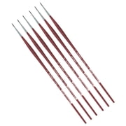 da Vinci COLLEGE Student Brush, Synthetic, Acrylic & Oil, Round, Series 8730, Size 0, Pack of 6