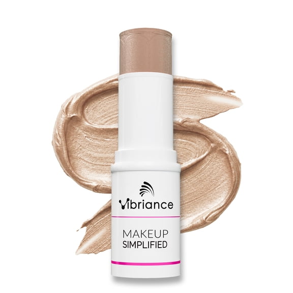 Vibriance Highlighter Shimmer Stick - All-in-One, Mature Skin Highlighter - Lips, Cheeks, Eyes Cosmetics for Older Women - Makeup Simplified in Illuminate