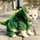 thumbnail image 3 of Ropa para perros shaofei monos de vellón suave y cálido para perros pequeños S dinosaurio, 3 of 3