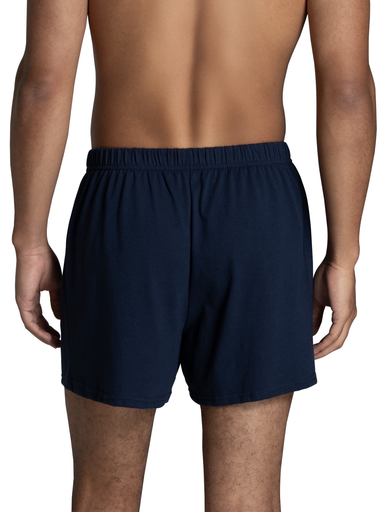 Fruit of the Loom Men's Knit Boxers - Relaxed Fit, Soft Cotton, Moisture-Wicking, 6-Pack, S-5XB