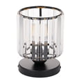 thumbnail image 1 of Graflsoa Modern Nordic Crystal Ceiling Light for Hallway, Entryway, and Closet - Black Round Design, E27 Socket, No Bulb Included, 1 of 6