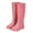 Pink, variant on Rain Boots Women Waterproof Non- Casual Shoes Long Rain Boots Wide Calf For Gardening Outdoor Work And Everyday Wear Rain Boots Khaki