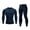 Dark Blue, variant on Tracksuit Sets For Men 2 Piece Workout Outfits Men's Four Seasons Quick Drying Leisure Fitness Two Piece Long Sleeved Trousers