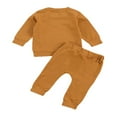 thumbnail image 2 of EIMELI Baby Sets Long Sleeve Pullover Side Pockets Drawstring Trousers, 2 of 5