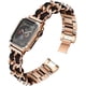 thumbnail image 2 of Compatible con Apple Watch Band 38 mm 40 mm 42 mm 44 mm con protector de pantalla para mujer, pulsera de joyería, correa de metal con 2 fundas brillantes para iWatch Series 6 5 4 3 2 1 Xemadio WMZL-991-17, 2 of 7