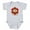 Heather Gray, variant on CafePress - Pizza Bagel - Cute Infant Bodysuit Baby Romper - Size Newborn - 24 Months