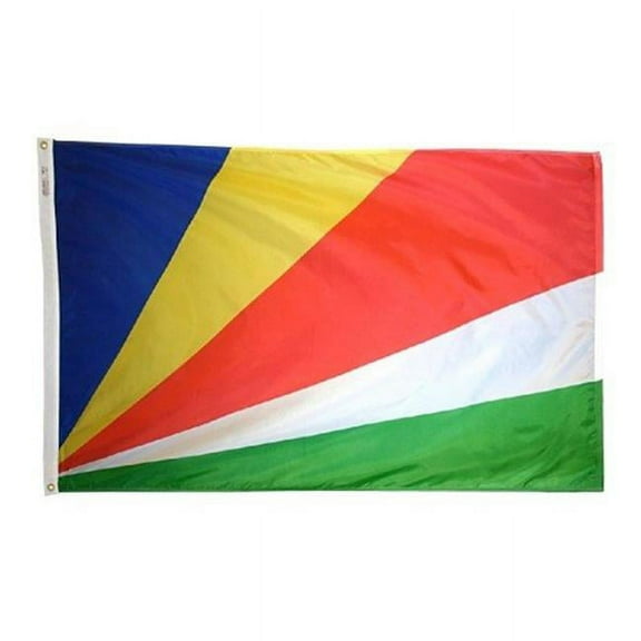 Annin Flagmakers 197278 2 ft. X 3 ft. Nyl-Glo Seychelles Flag