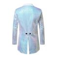 thumbnail image 4 of oqasdz Mens Suit Jacket Sequin Tuxedo Tailcoat Elegant Stage Performance Jacket Casual Lightweight Sport Coat Travel Party Business Formal, 4 of 7