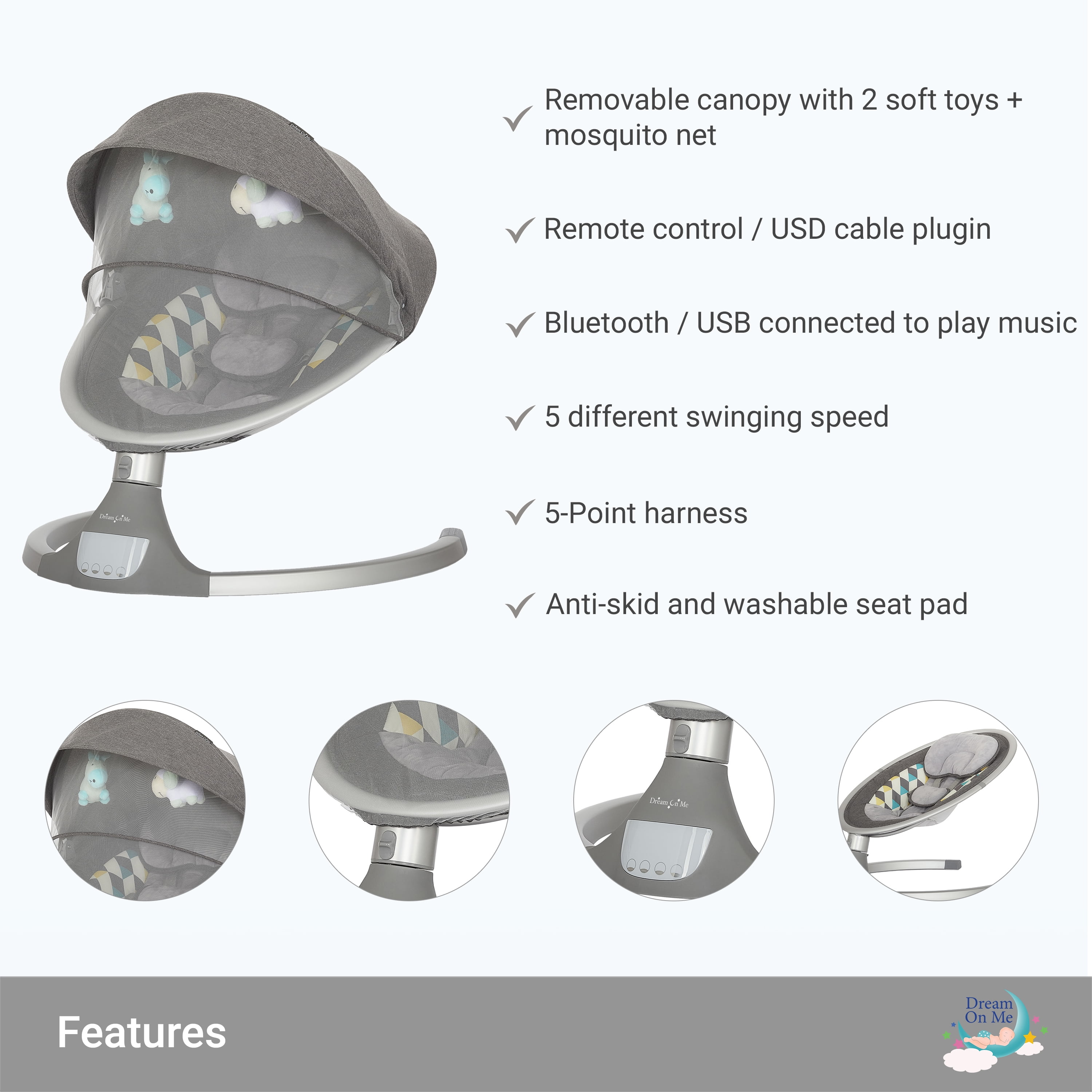 dream on me baby swing