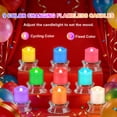 thumbnail image 3 of PChero Rechargeable Tea Lights 9-Color Changing with Remote Timer& Charging Base, 12pcs LED Electric Tealights Battery Operated, Flameless Votives Candles for Table Christmas Holiday Home Decor, 1.57, 3 of 13